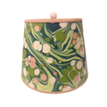Marbled Pink and Green Lampshade