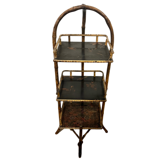 1920's Bamboo Cake Stand