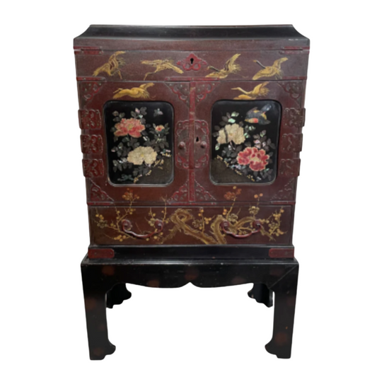 Chinese Export Table Cabinet with Legs, 1910