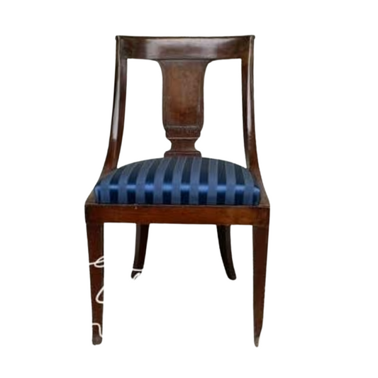 Set of 6 Italian Gondola Chairs, c.1820