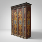Antique Painted Armoire, Italy