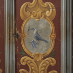 Antique Painted Armoire, Italy