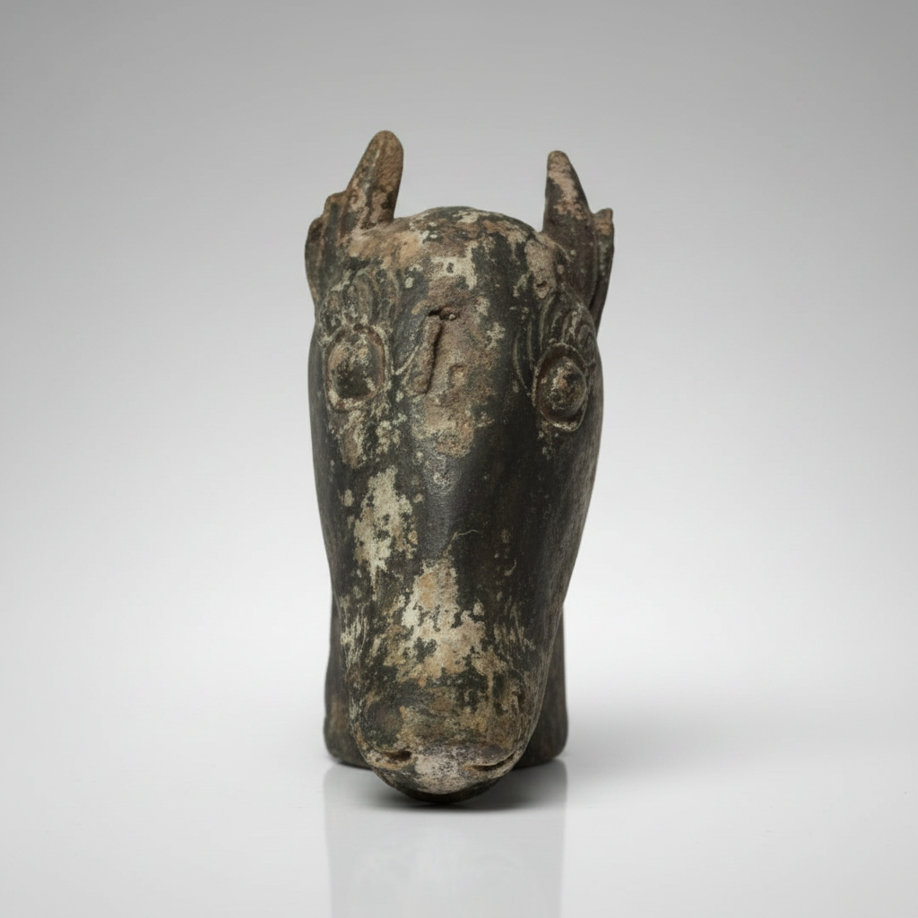 Statue of a Horse Head