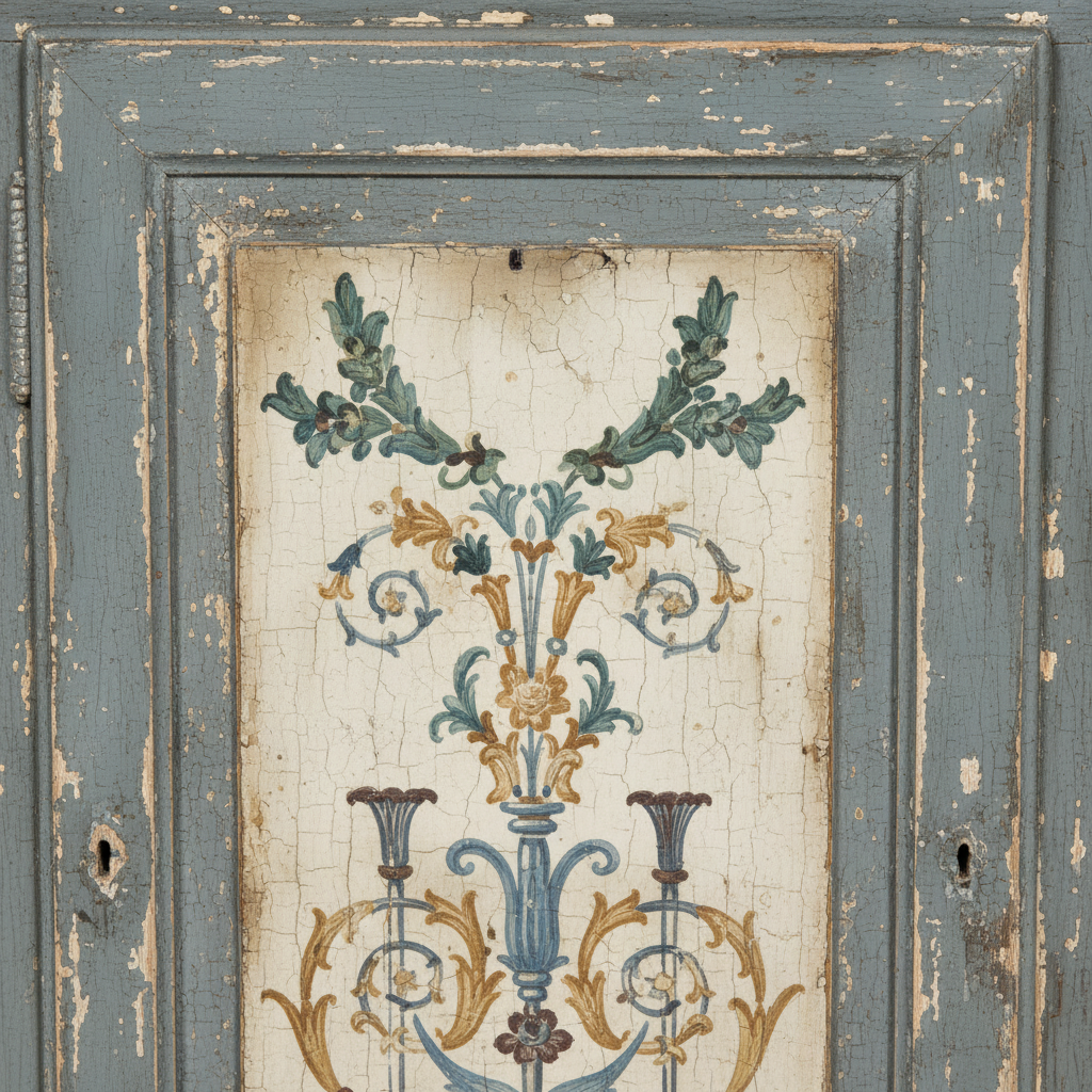 Italian Painted Sideboard c 1880