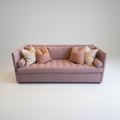 Purple Tufted Sofa