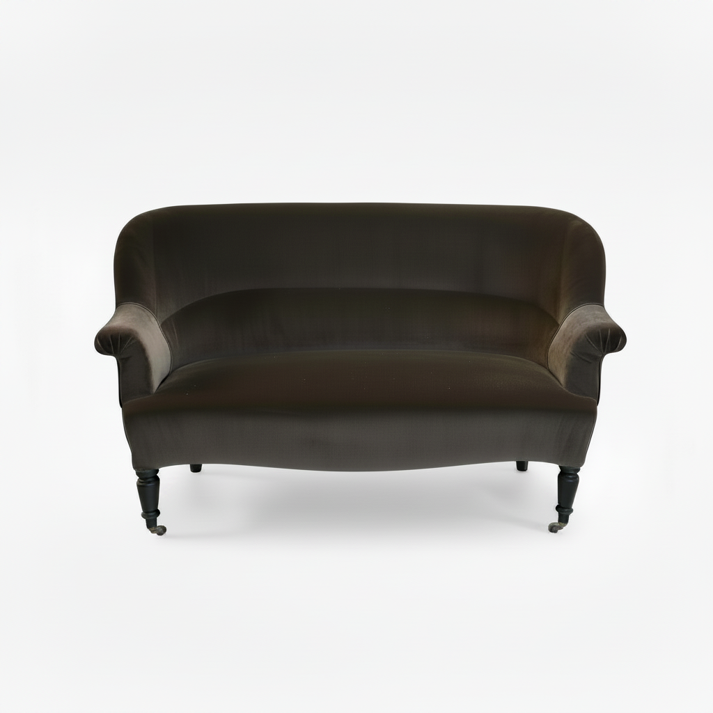 Velvour Nap Sofa, 1880's