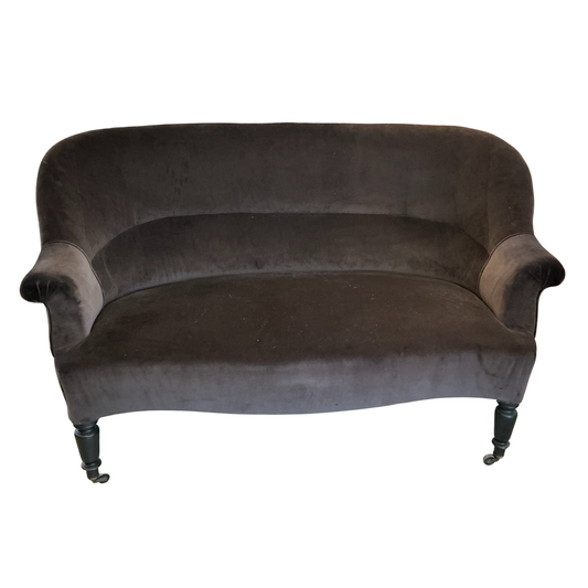 Velvour Nap Sofa, 1880's