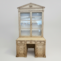 Italian Painted Desk Cabinet