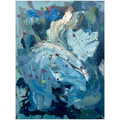 Blue Pile (Purple Mauve Splatter)