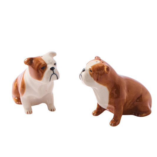 Bulldog Salt and Pepper Shakers
