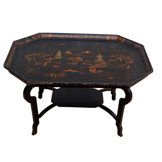 Lacquer Tray on Stand