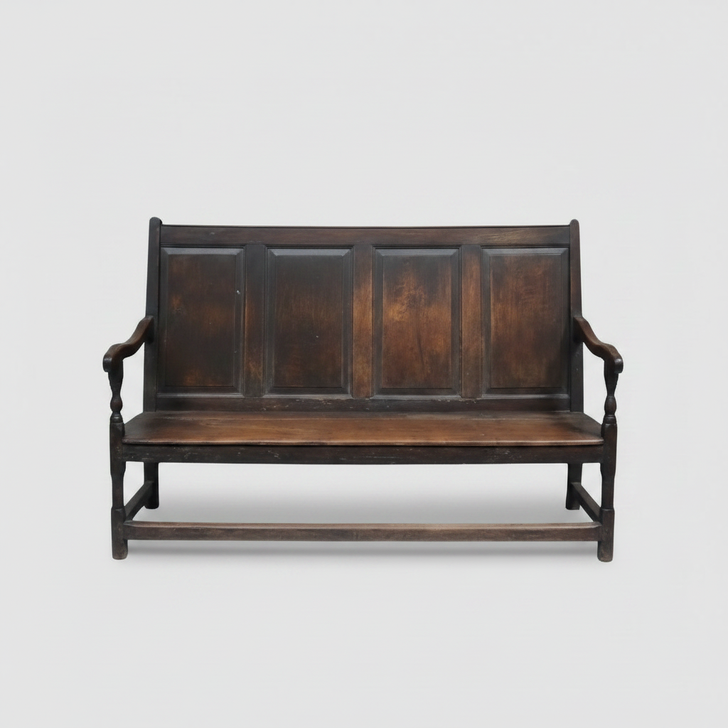 Elm and Oak Hall Bench, 1880's
