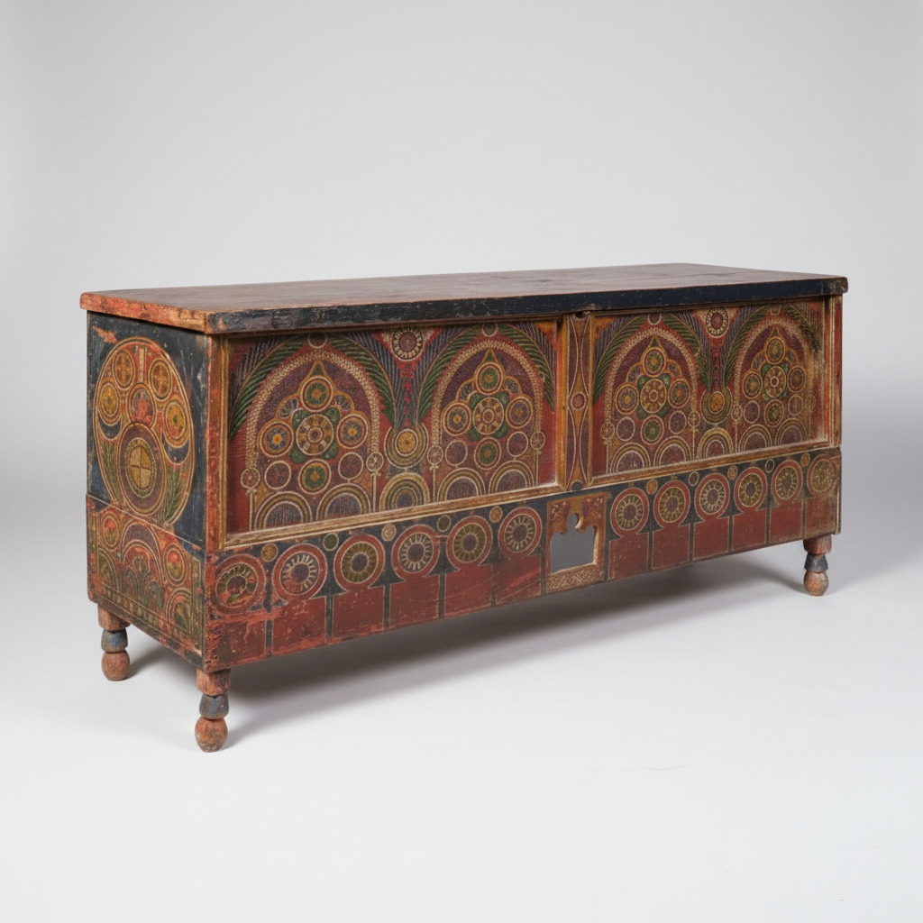Moroccan Marriage Chest, 1880