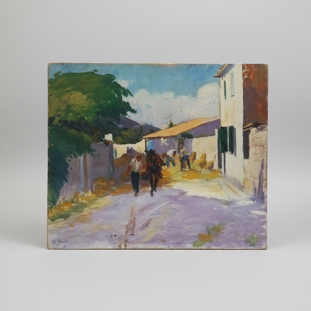 Painting of a Stable