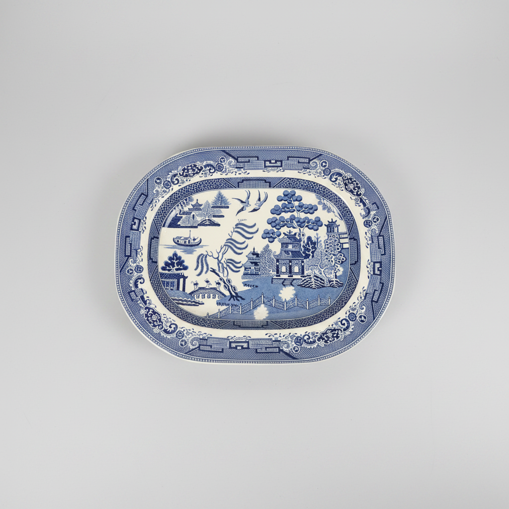 English Willow Platter