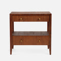 Large Brazilian Wood Nightstand
