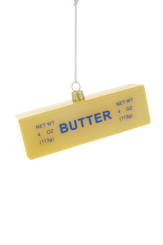 Stick of Butter, Glass Ornament