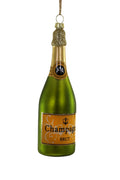 Glass Champagne Ornament