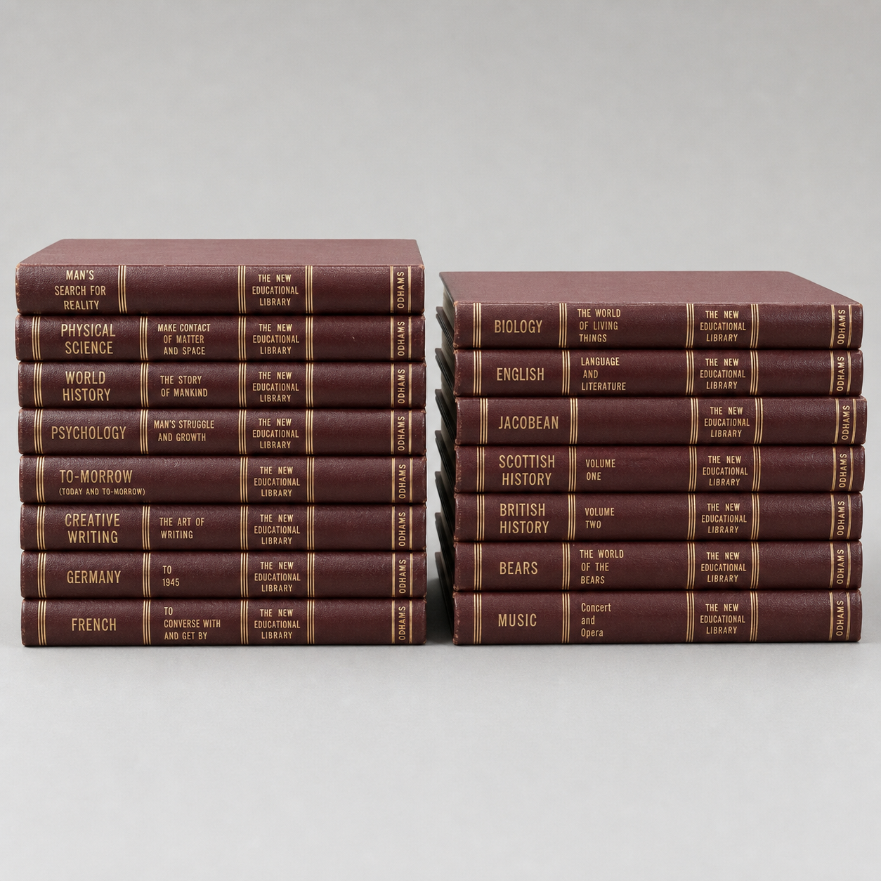 Collection of C18th Century Leather Bound Books
