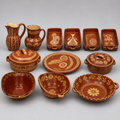 Collection of Portuguese Slipware circa 1890