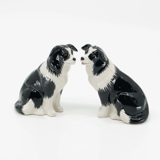 Border Collie Salt and Pepper Shakers