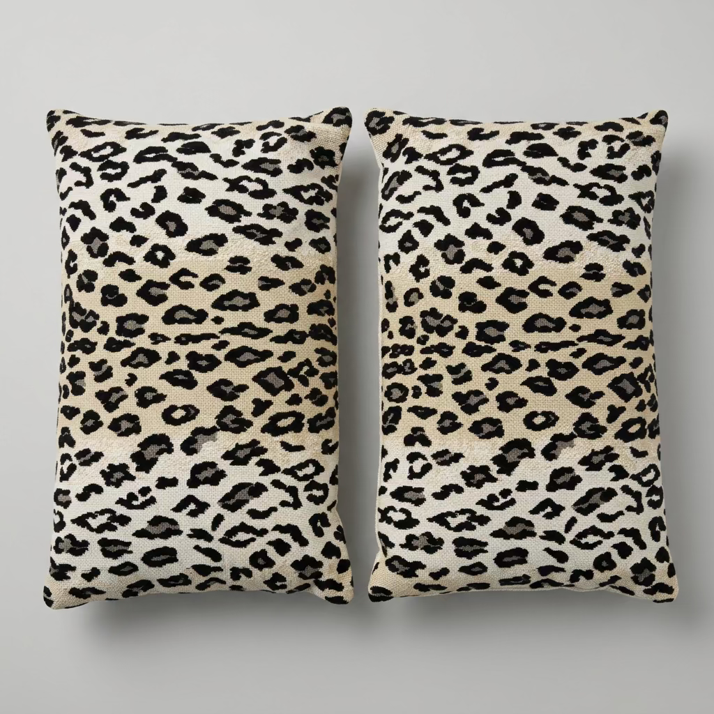 Leopard Pillow Lumbar