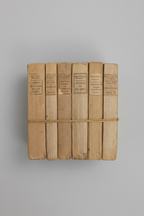 Antique French Books, Set of 6