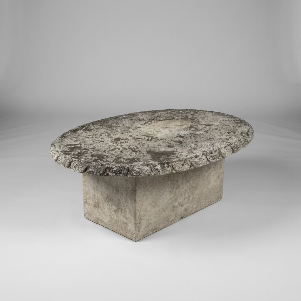 Antique Outdoor Cocktail Table
