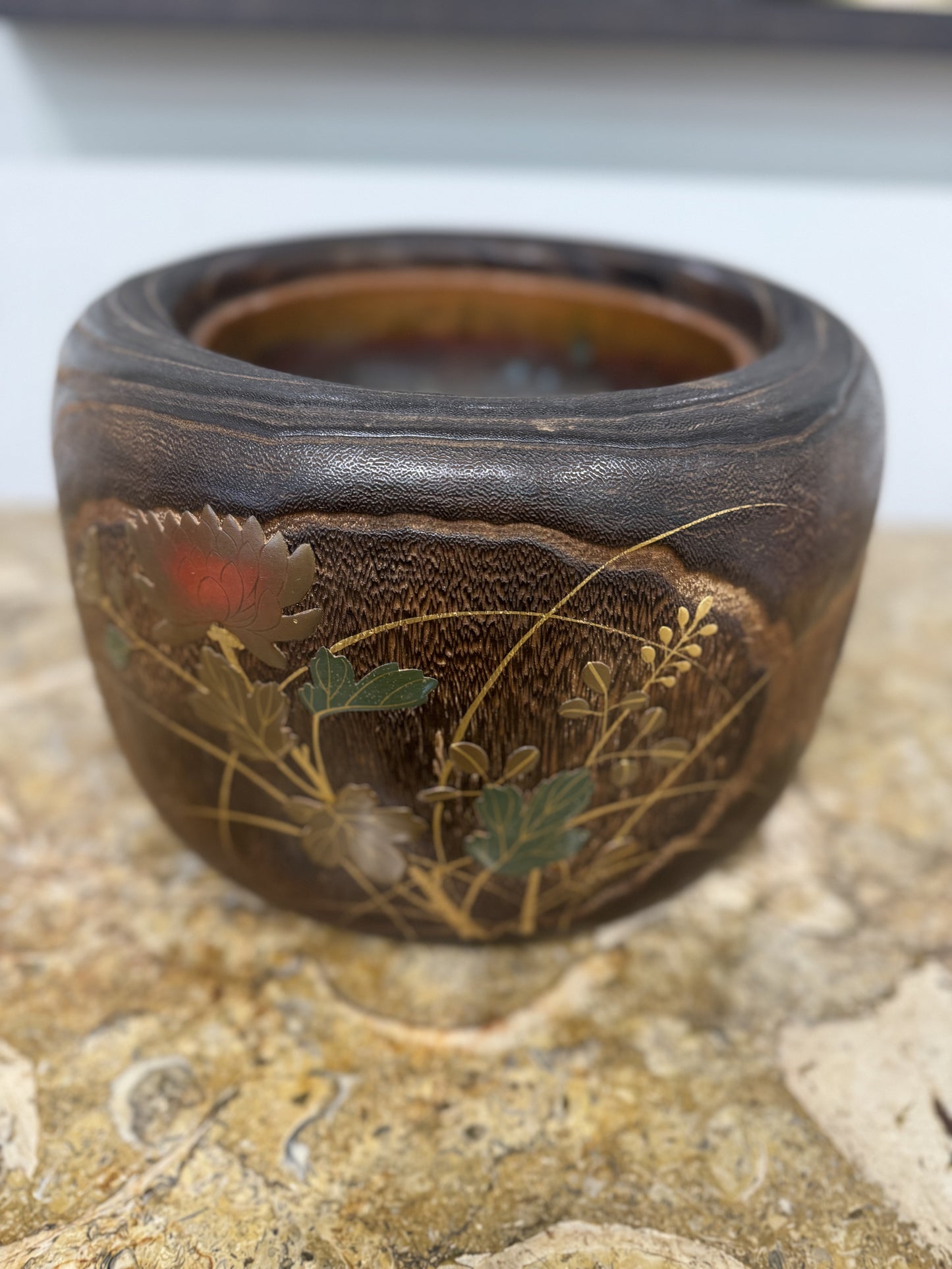 Brass Lined Planter