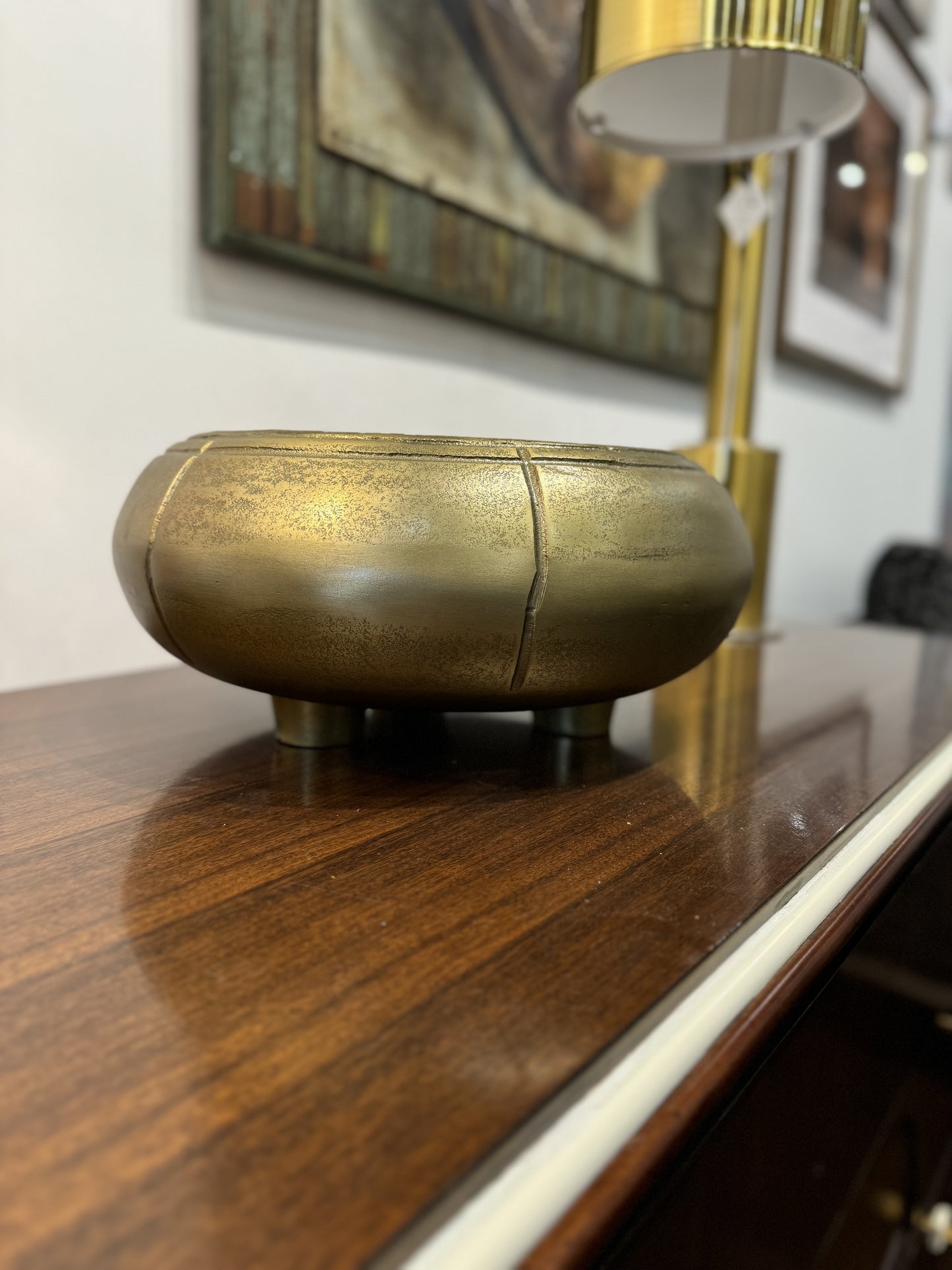 Antique Brass Planter