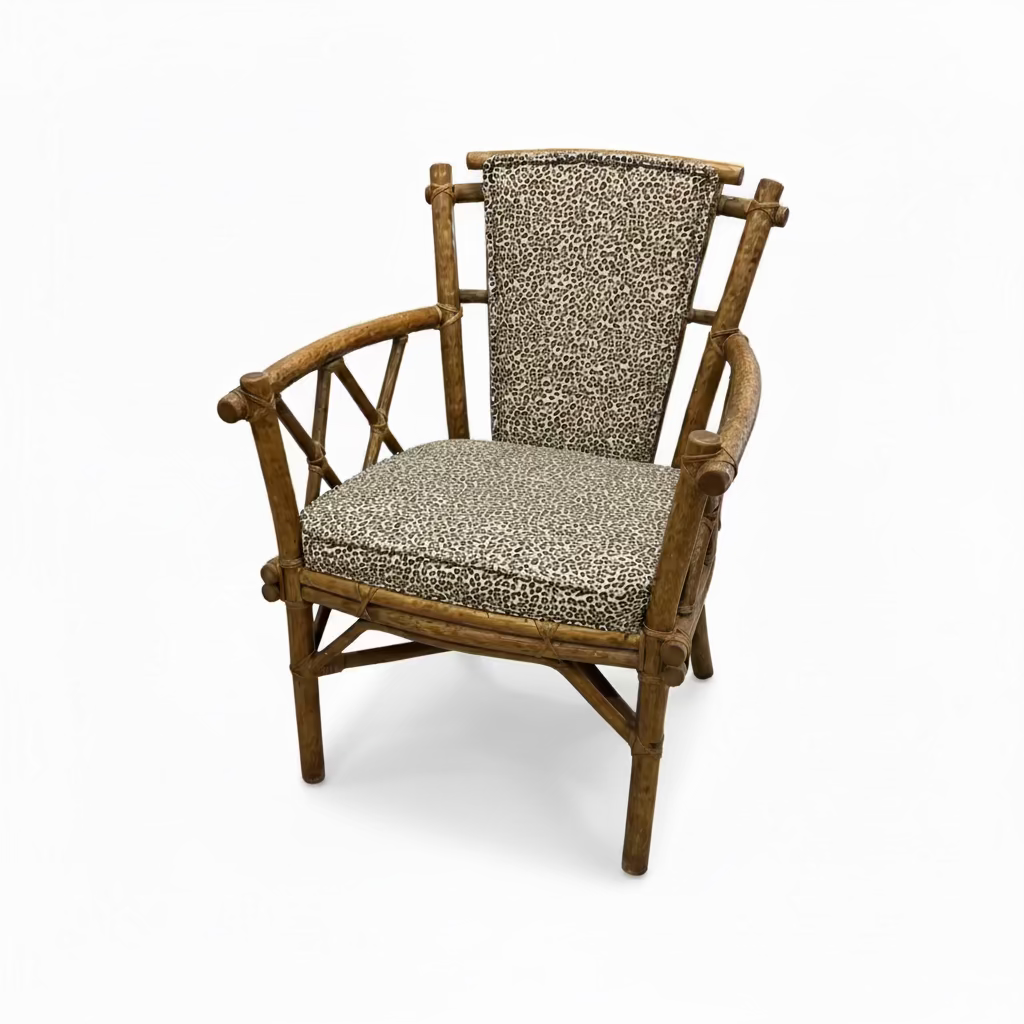 Rustic Leopard Chair