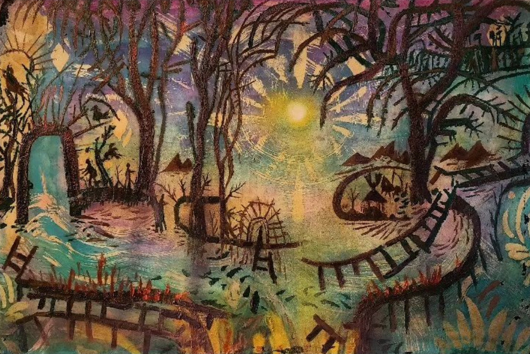 "Flood for the Wizened" (What a Moth Might See)
