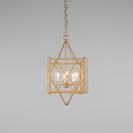 Hassel Lantern in Pale Gold