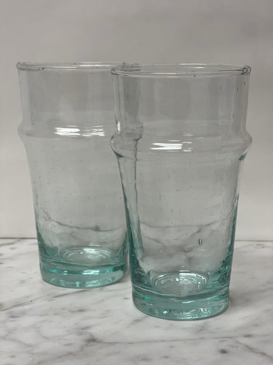 Light Green Glass, Set of 2
