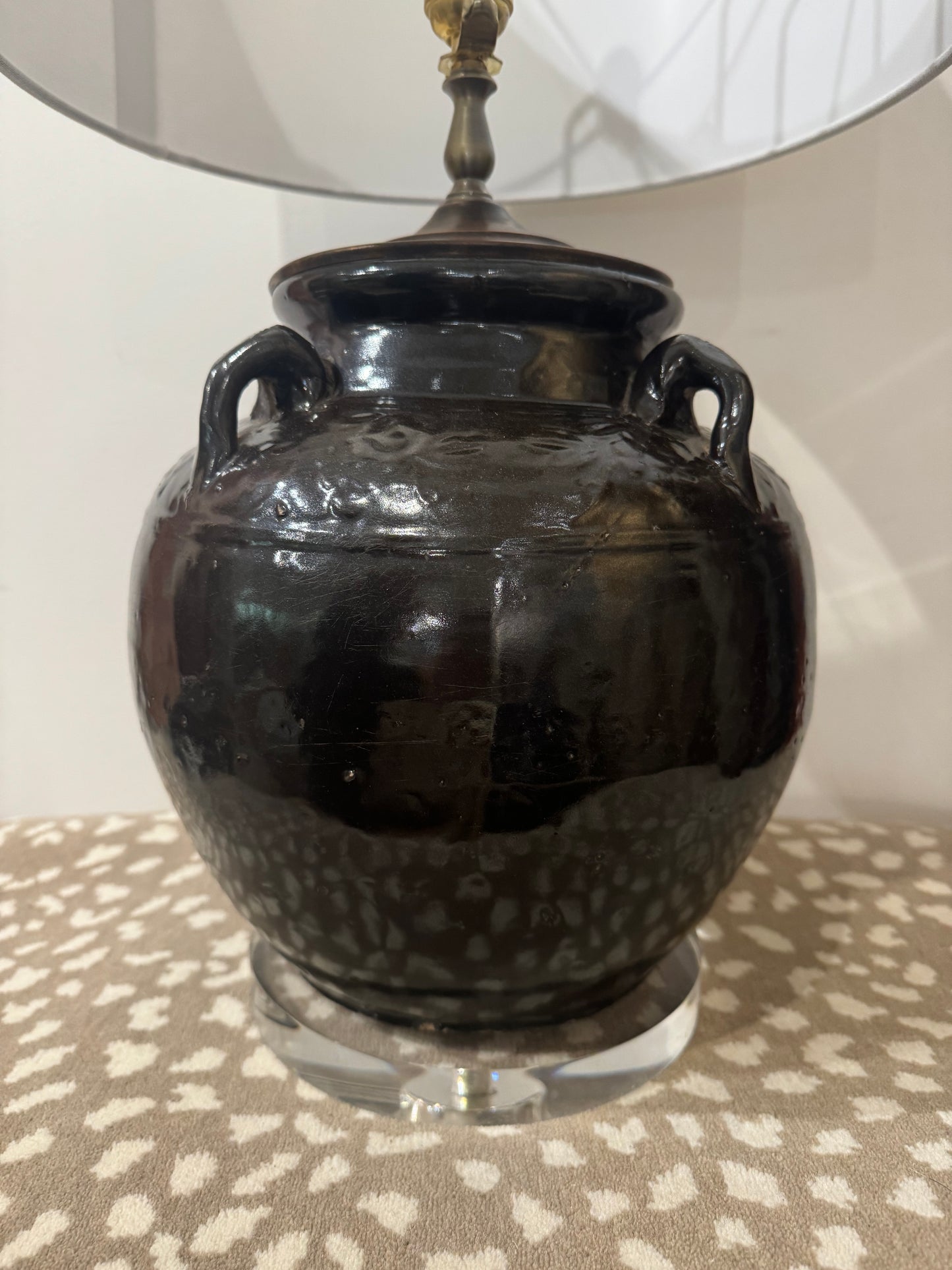 Vintage Oil Pot as Lamp