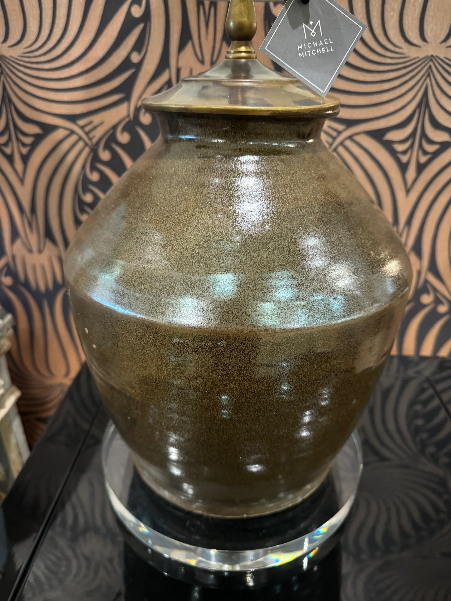 Vintage Water Pot as Lamp