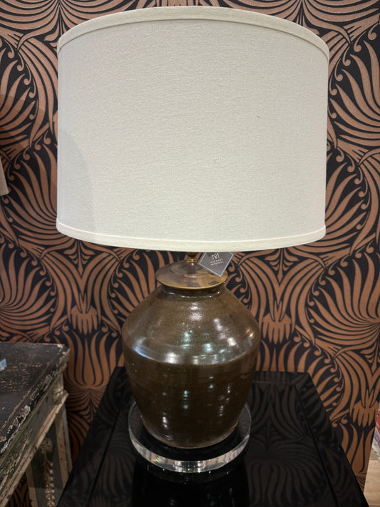 Vintage Water Pot as Lamp