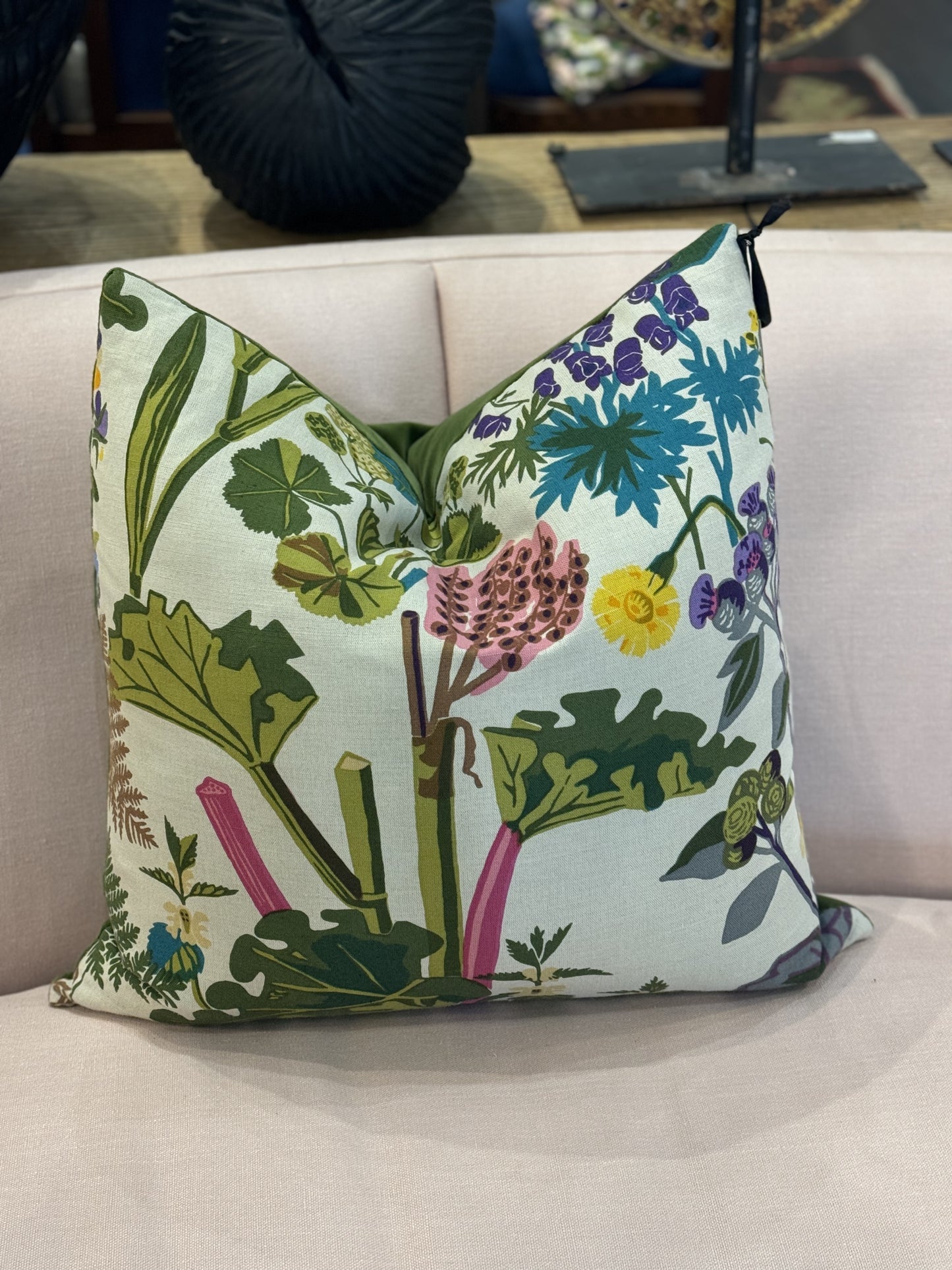 Rhubarb Garden Pillow