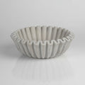 Scalloped Marbled Bowl