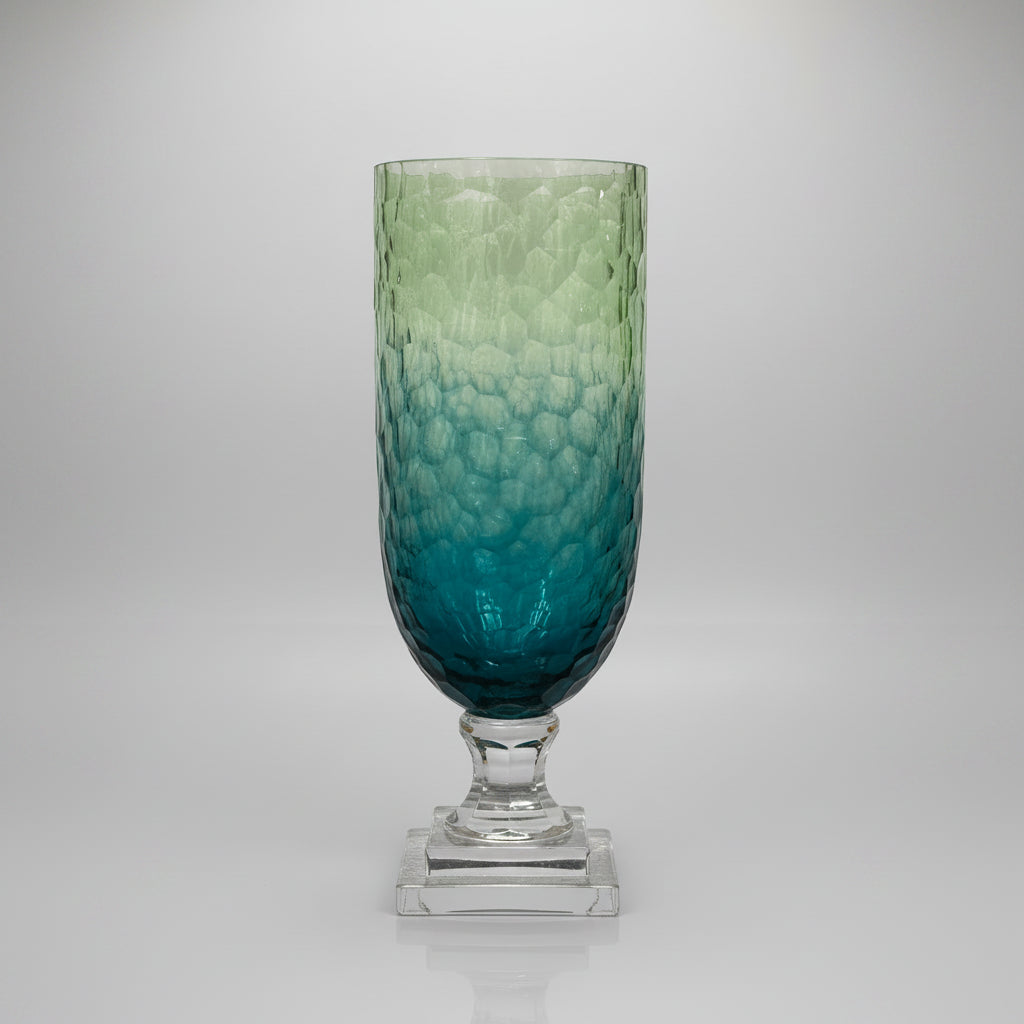 Aqua Ombre Honeycomb Hurricane