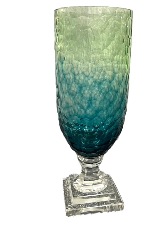 Aqua Ombre Honeycomb Hurricane
