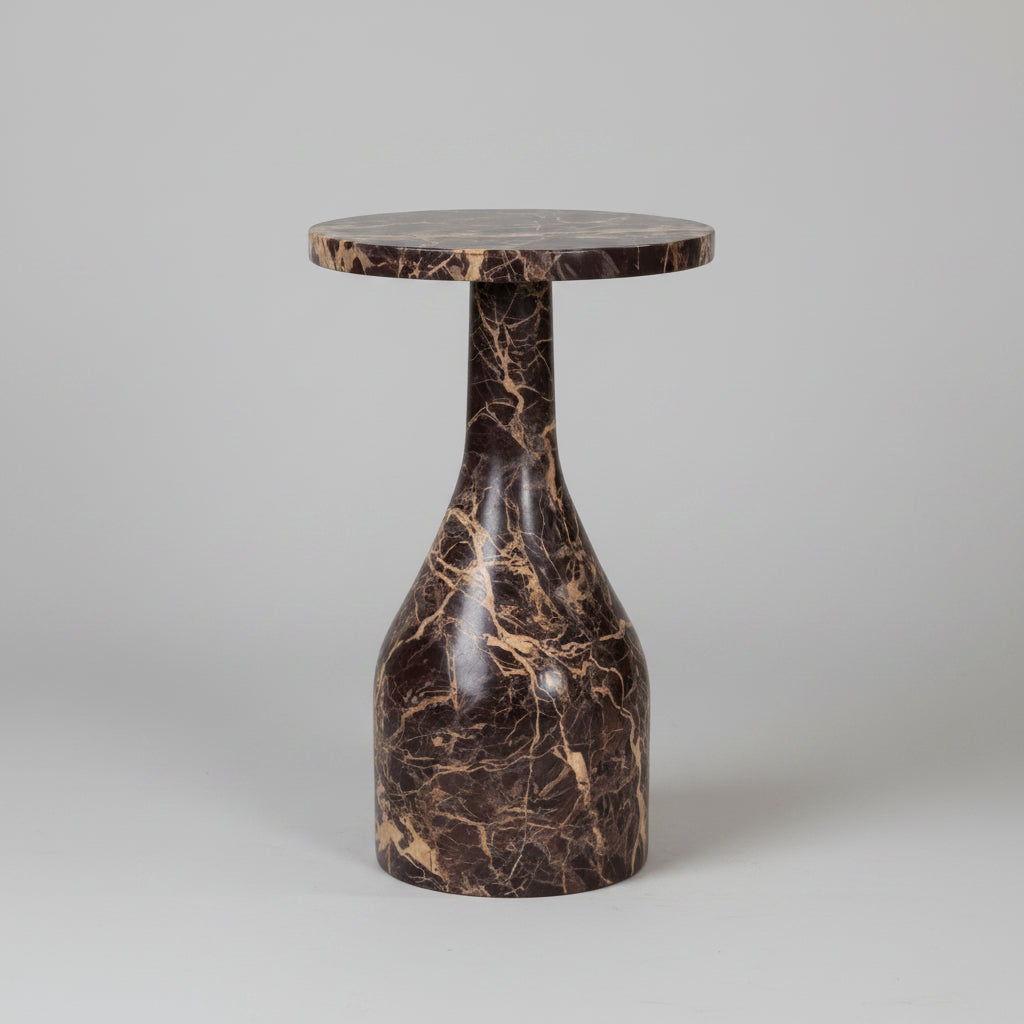 Garnet Marble Side Table