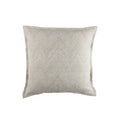 Camel Cotton and Linen Jacquard Euro Pillow