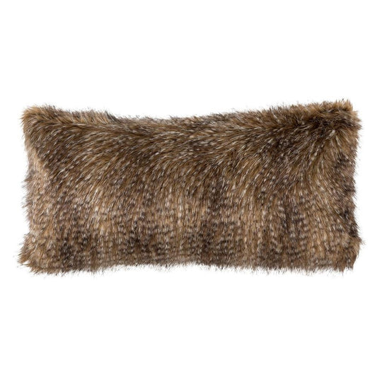 Chestnut Faux Fur Lumbar