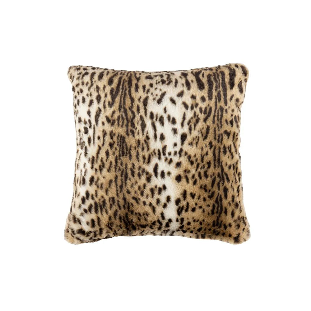 Leopard Faux Fur Pillow