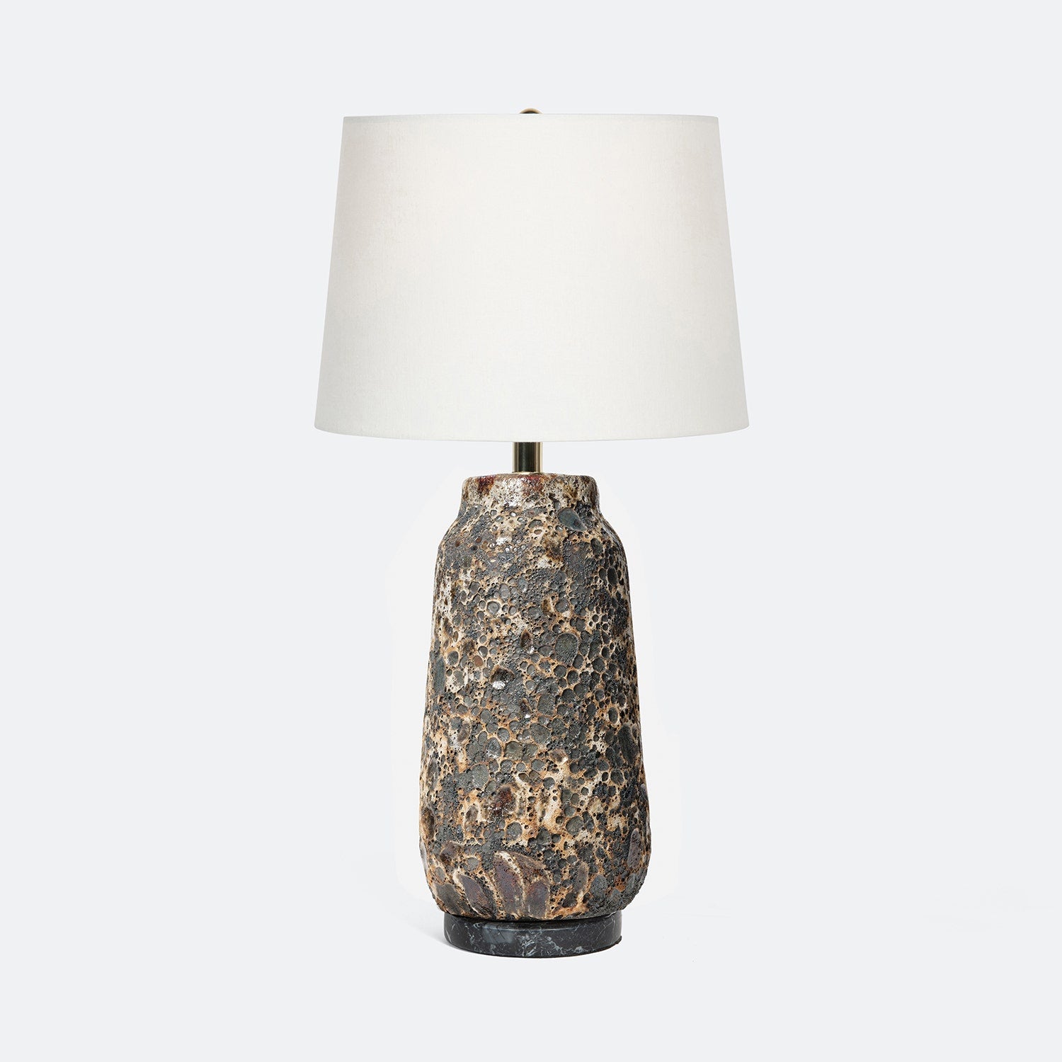 Brown Reactive Ceramic Lamp