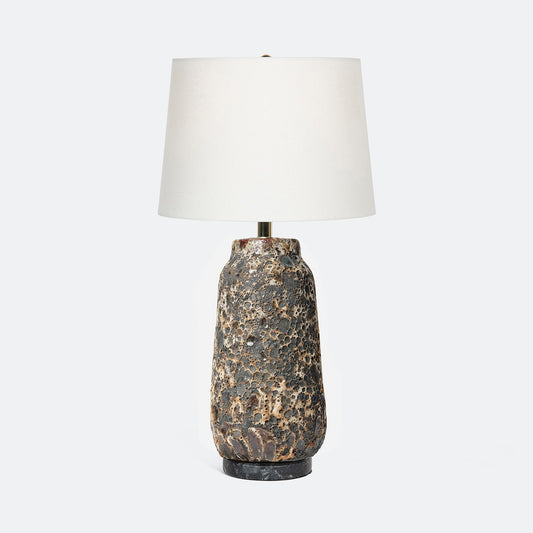 Brown Reactive Ceramic Lamp
