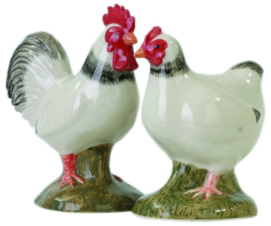 White Chicken Salt and Pepper Shakers