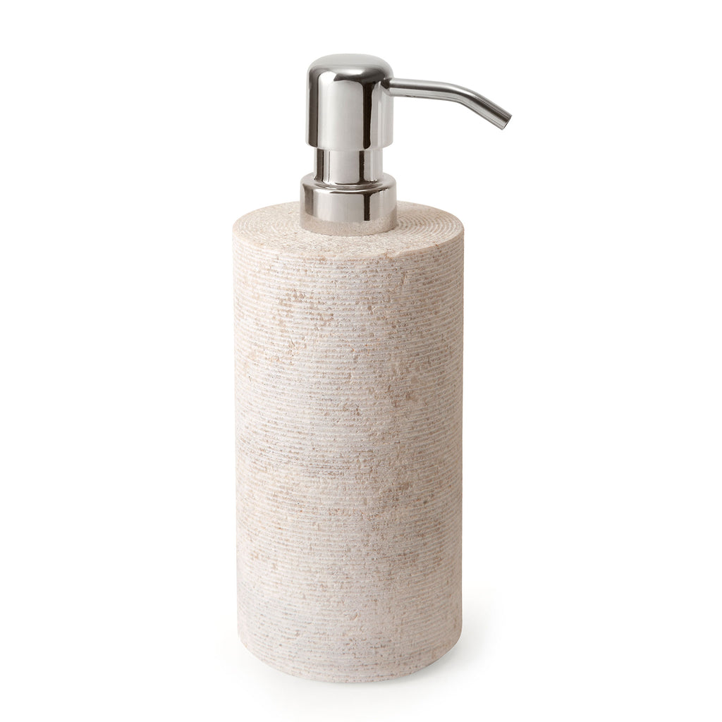 Limestone + Travertine Lotion Dispenser/ Soap Pump