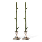 Maple Candlesticks, Pair